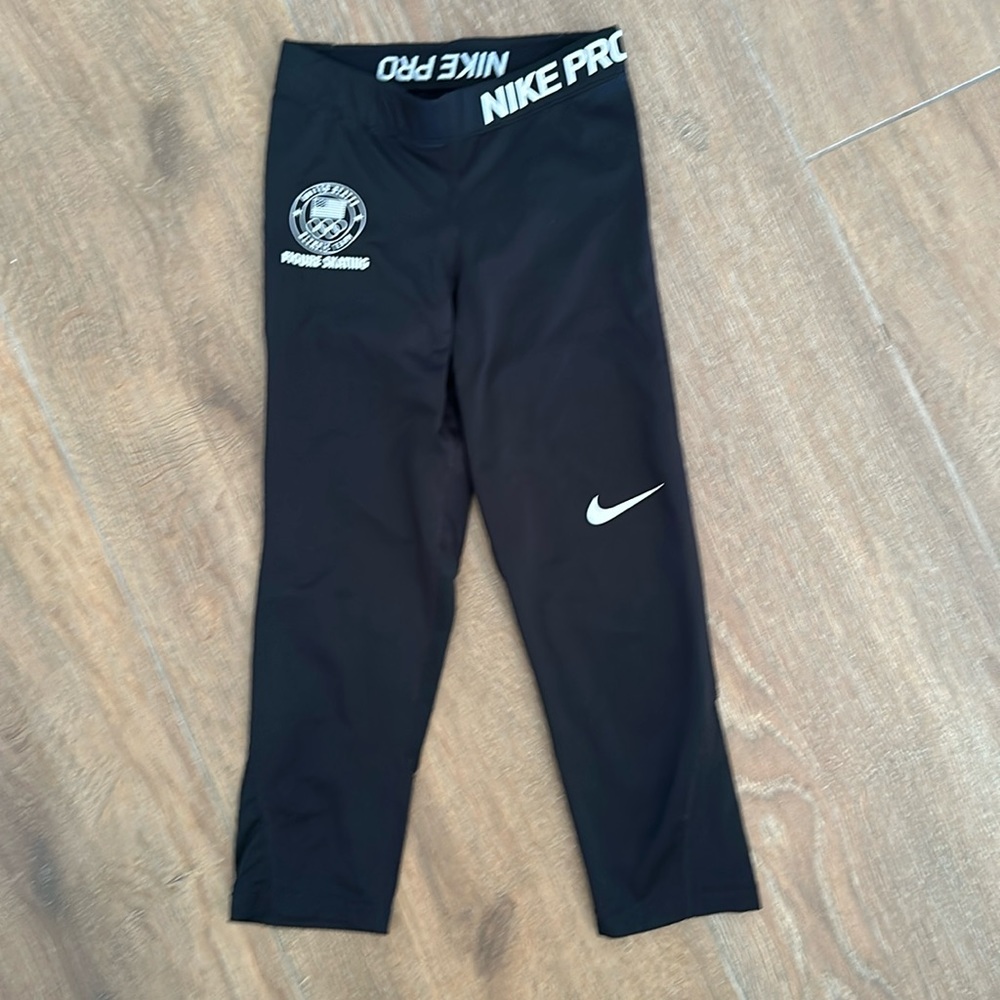 NIKE PRO women's figure skating pants. Size not listed but fits women's S.